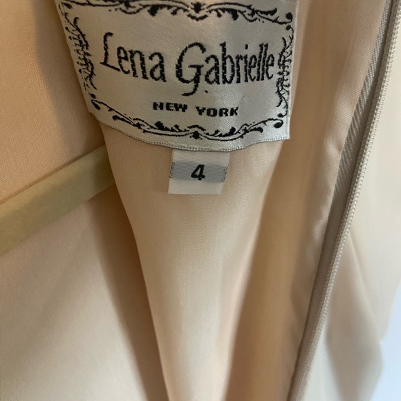 Lena Gabrielle Cream Align Dress - Picture 2 of 5